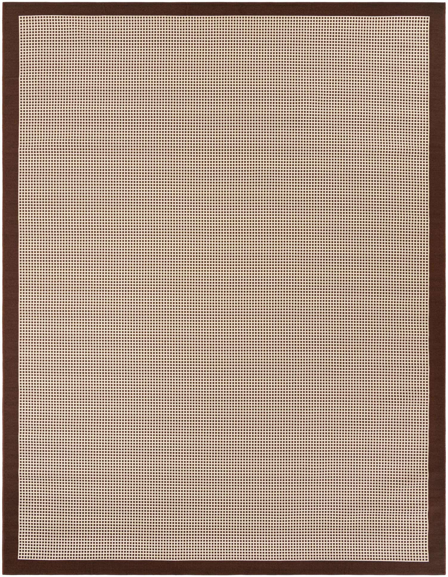 9' x 12' Easy-Clean Border Indoor / Outdoor Rug