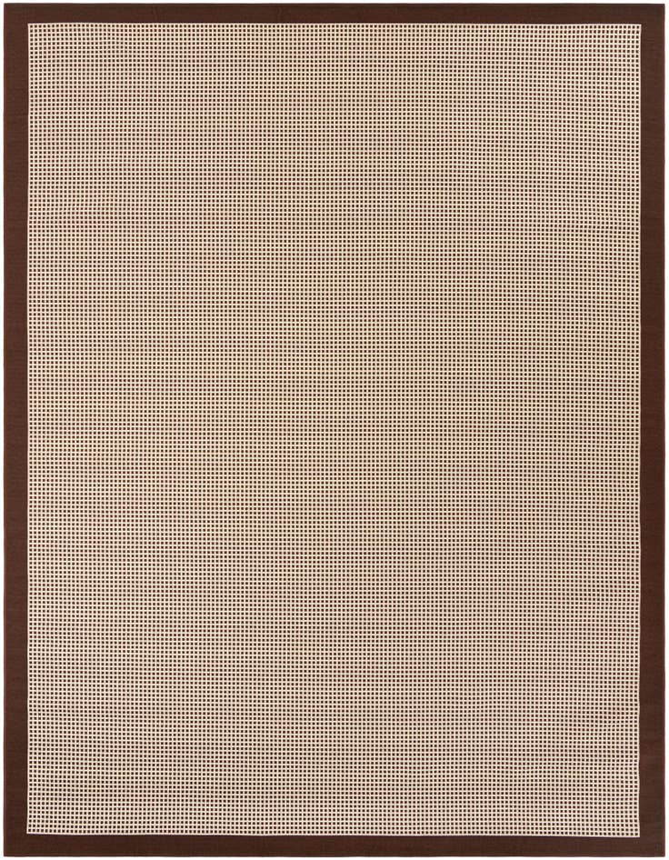 Detail image of 9' x 12' Easy-Clean Border Indoor / Outdoor Rug