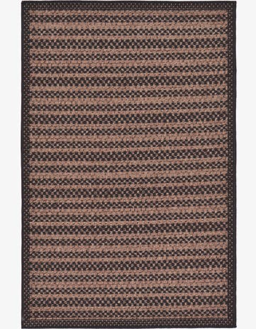 3' 3 x 5' Easy-Clean Border Indoor / Outdoor Rug