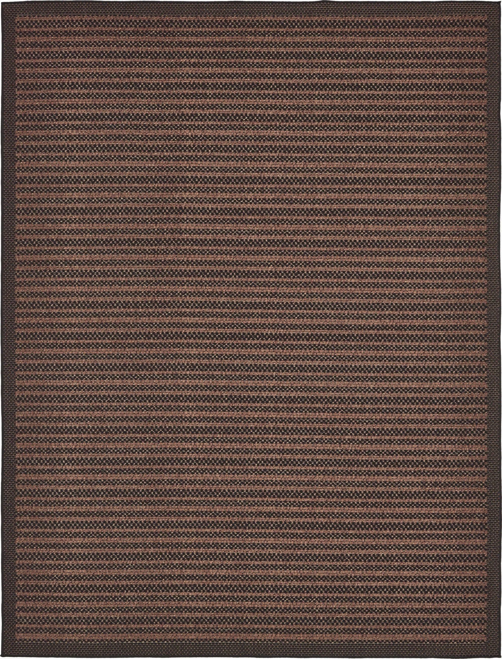 9' x 12' 2  Washable Border Indoor / Outdoor Rug