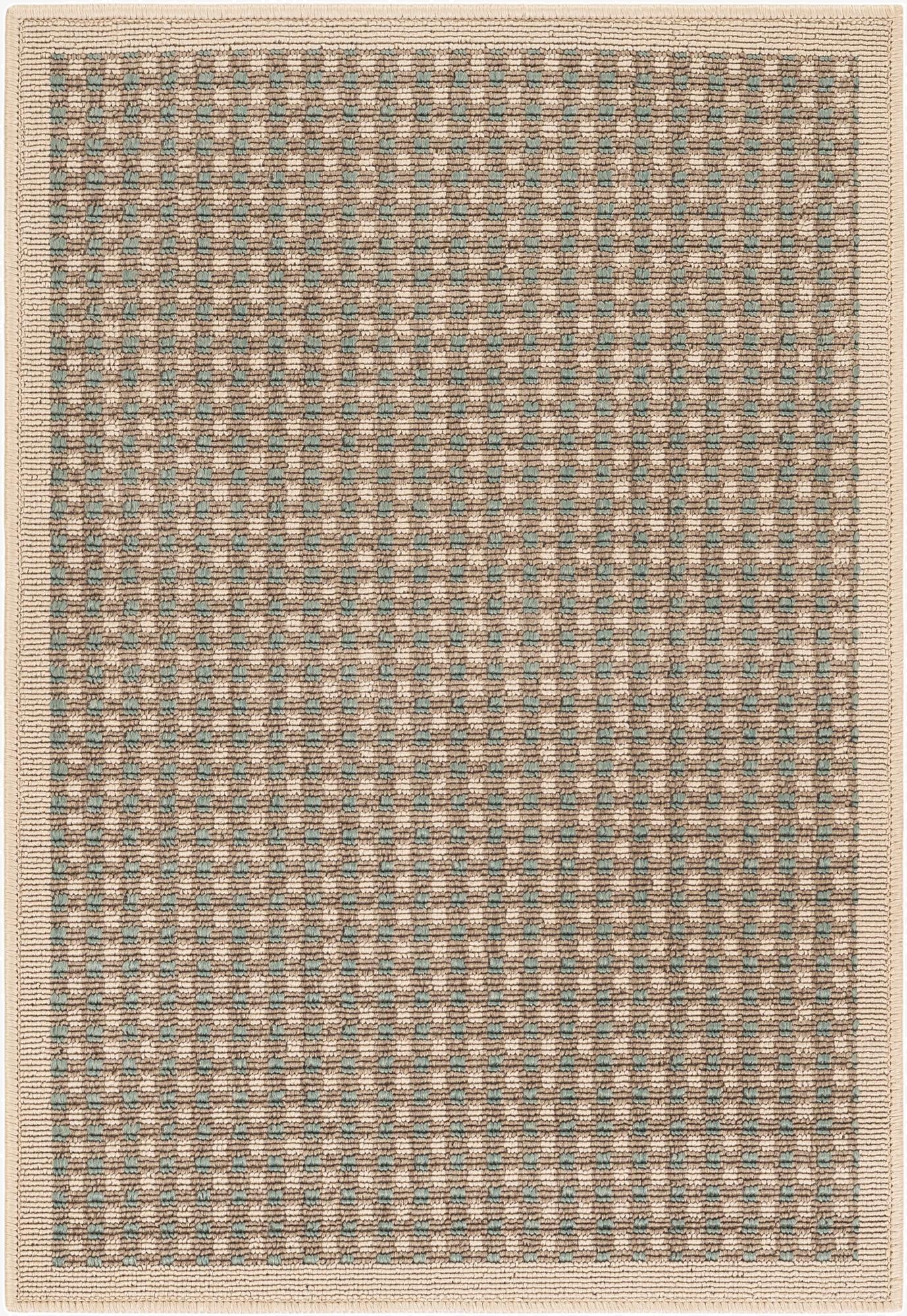 Primary image 2' x 3'  Washable Border Indoor / Outdoor Rug