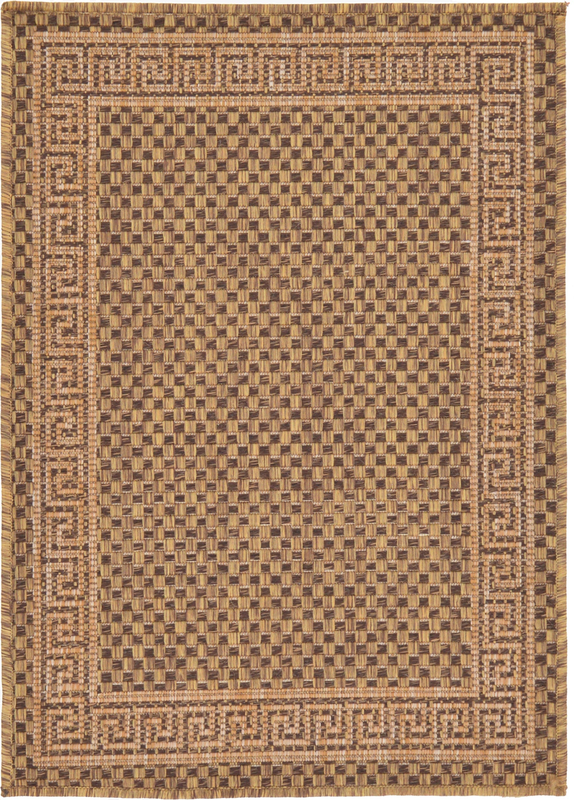 2' 2 x 3'  Washable Border Indoor / Outdoor Rug