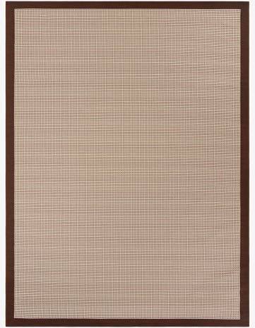 9' x 12' Easy-Clean Border Indoor / Outdoor Rug