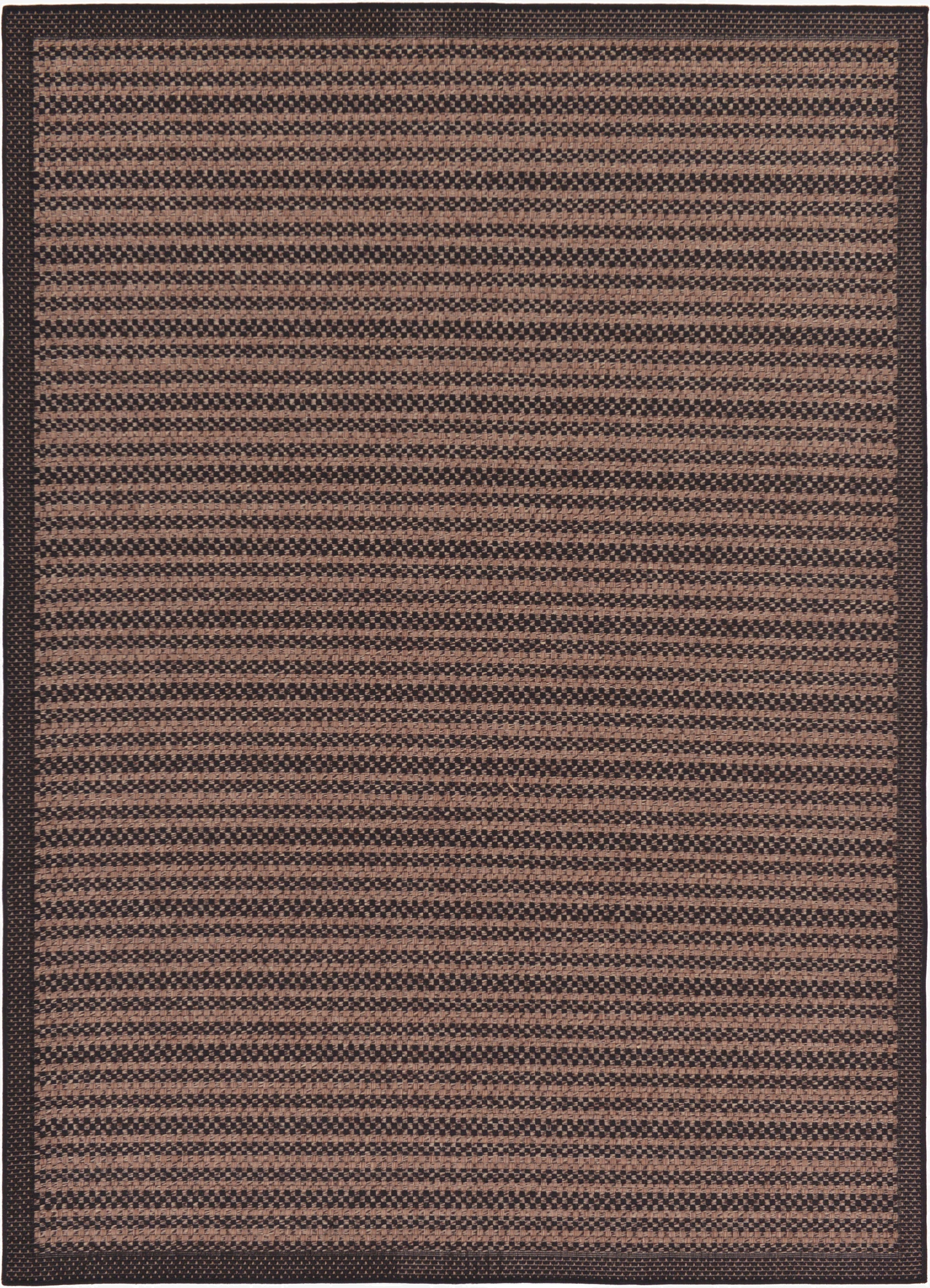 Primary image 7' x 10'  Washable Border Indoor / Outdoor Rug
