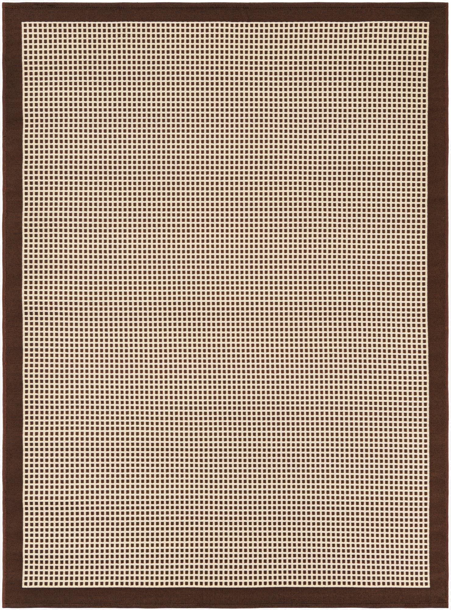 5' x 7'  Washable Border Indoor / Outdoor Rug