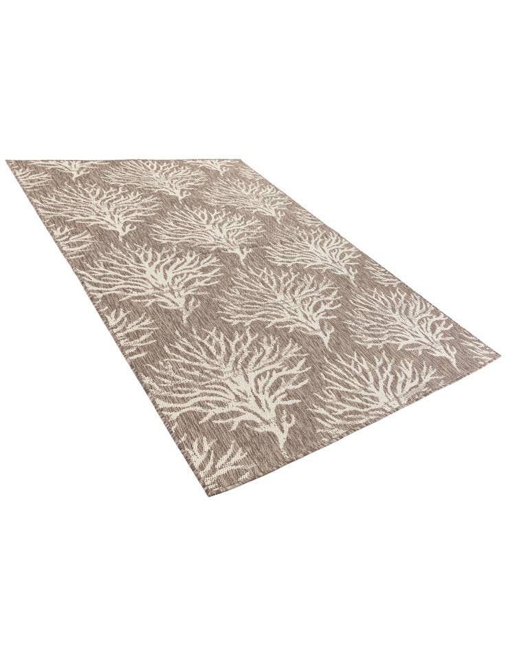 Detail image of 5' 3 x 7' 8 Easy-Clean Botanical Indoor / Outdoor Rug