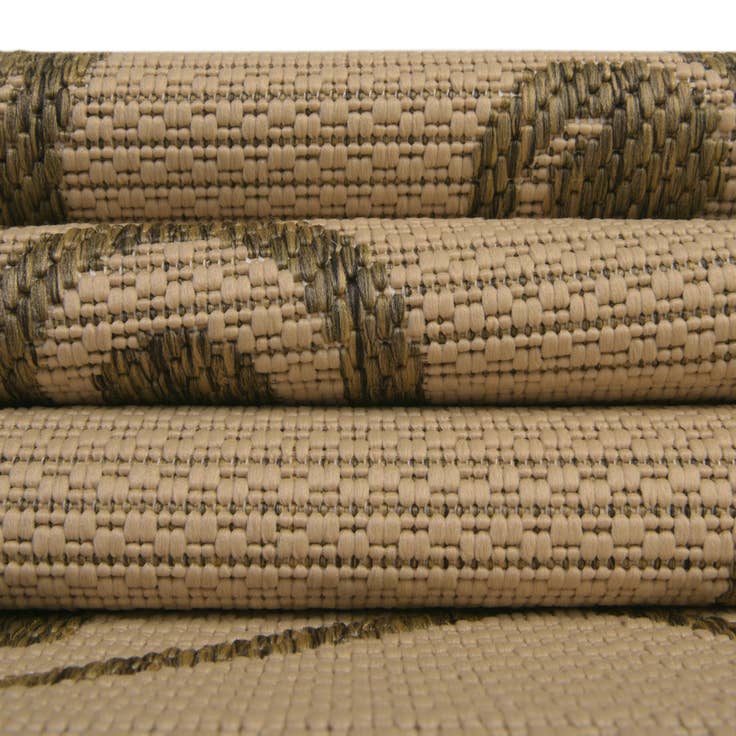 Detail image of 5' 3 x 8' Easy-Clean Botanical Indoor / Outdoor Rug