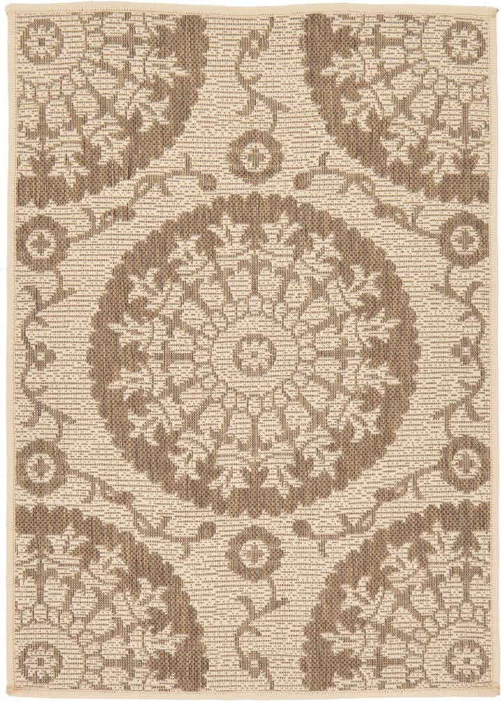 2' 2 x 3' Easy-Clean Botanical Indoor / Outdoor Rug