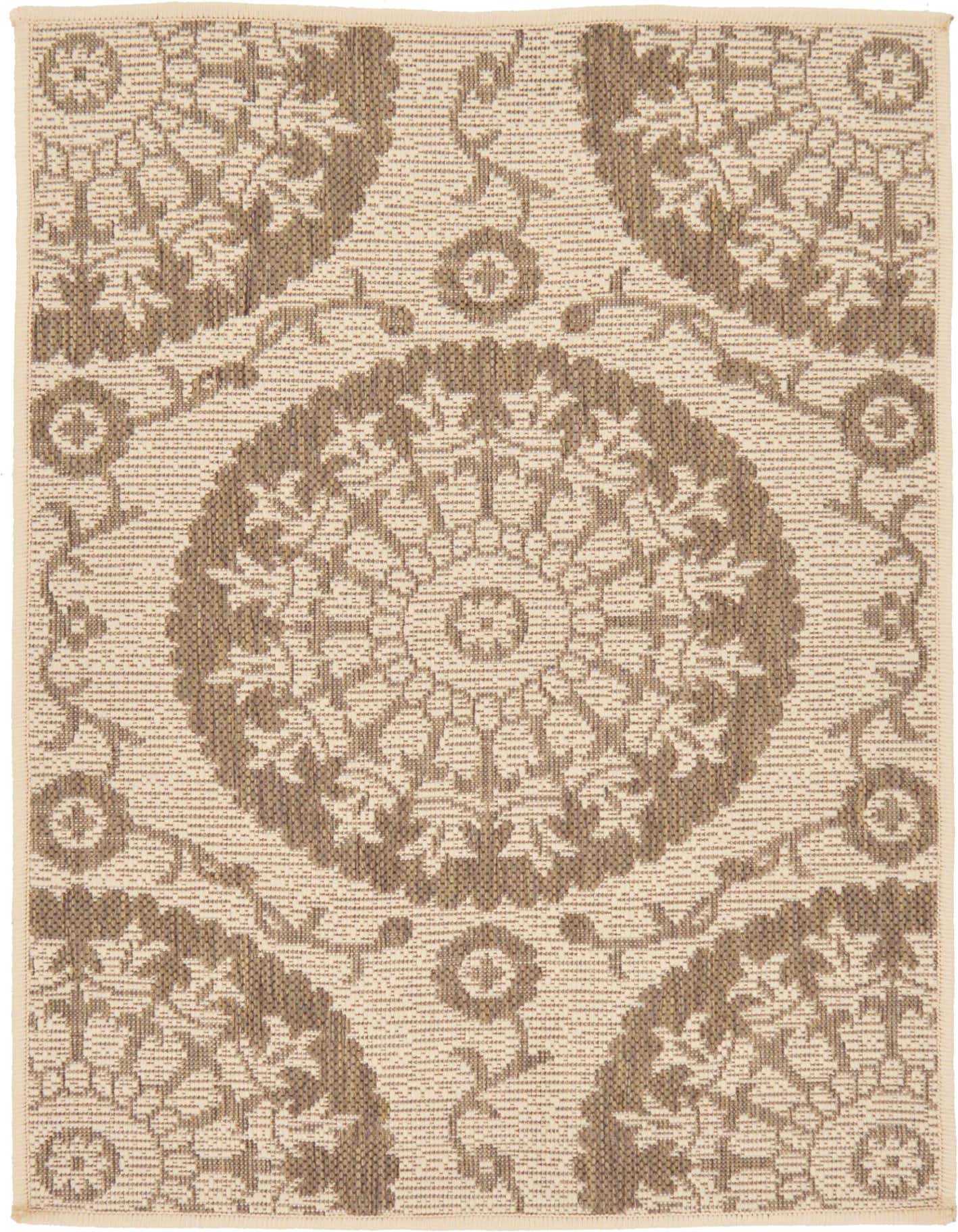 2' 2 x 3' Easy-Clean Botanical Indoor / Outdoor Rug