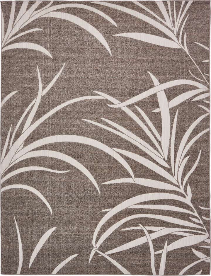 9' x 12' 2 Easy-Clean Botanical Indoor / Outdoor Rug