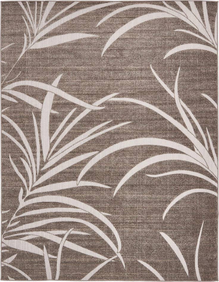 Detail image of 8' x 10' Easy-Clean Botanical Indoor / Outdoor Rug