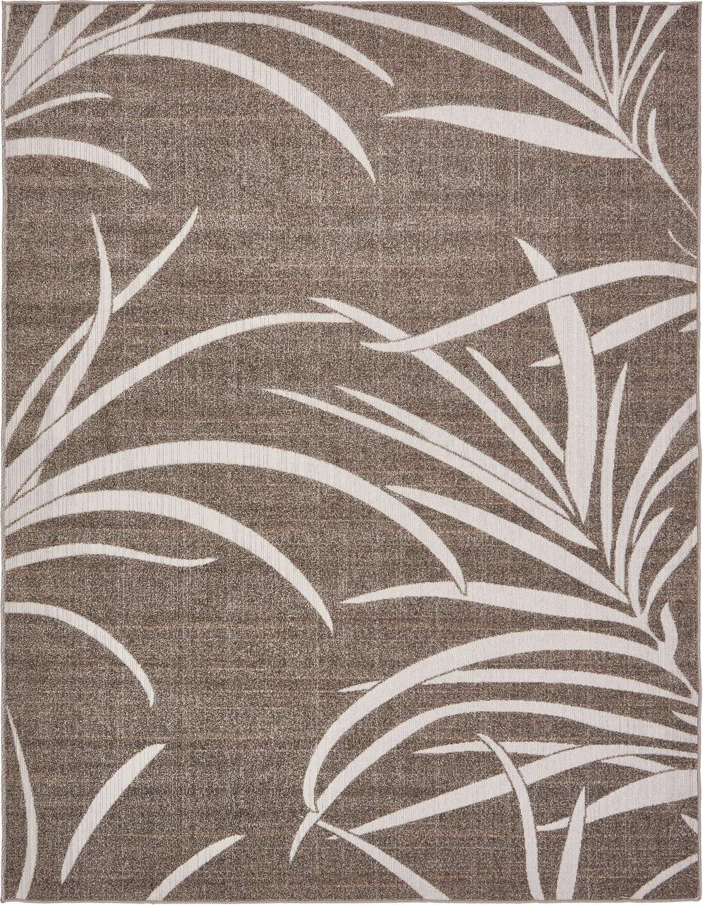 7' x 10' Easy-Clean Botanical Indoor / Outdoor Rug