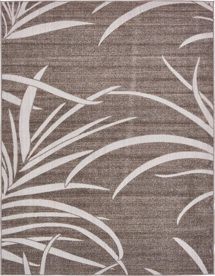 Detail image of 6' x 9' Easy-Clean Botanical Indoor / Outdoor Rug