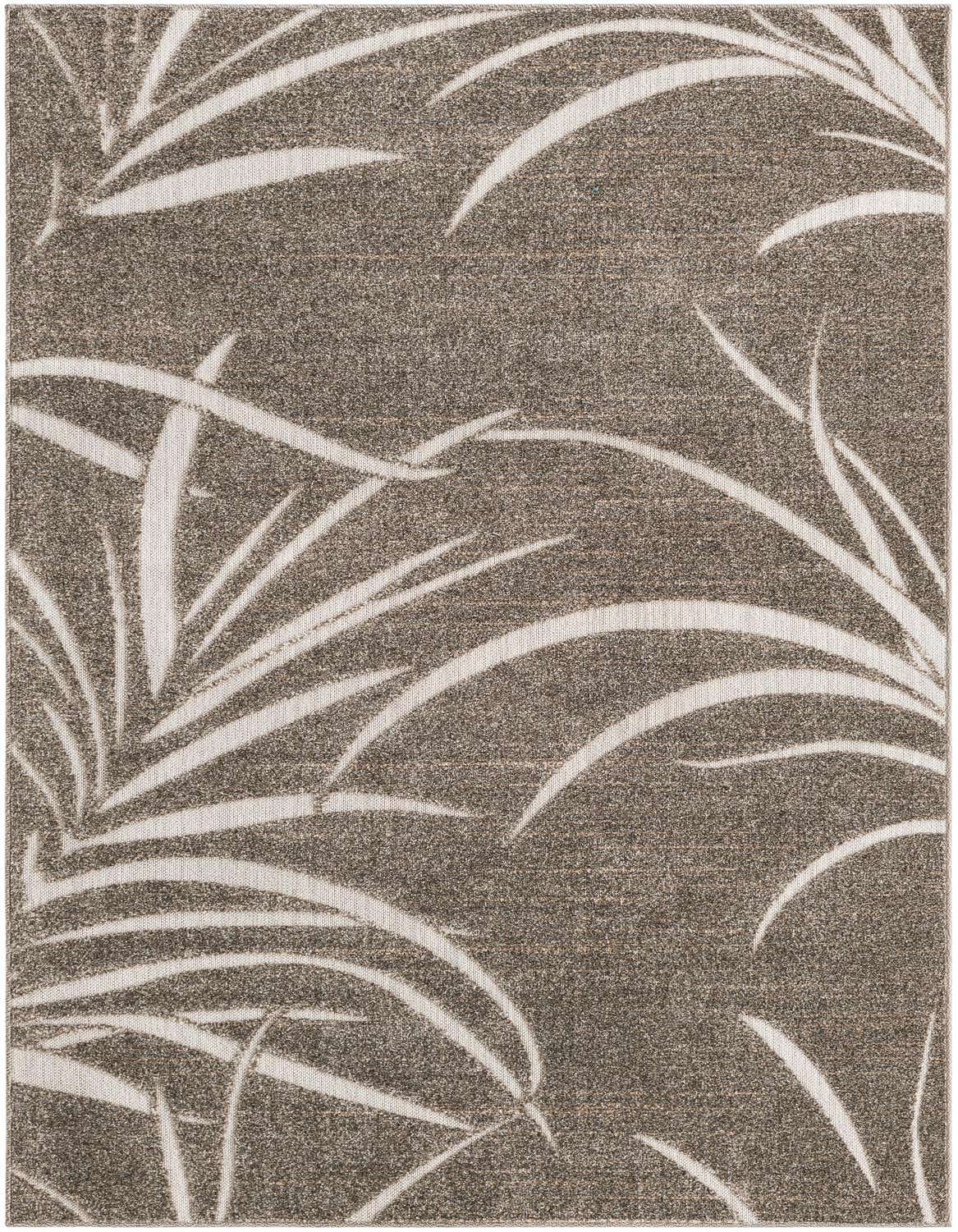 5' x 8' Easy-Clean Botanical Indoor / Outdoor Rug