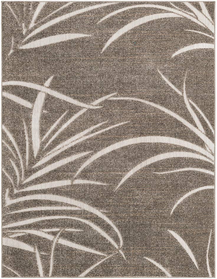 Detail image of 5' x 8' Easy-Clean Botanical Indoor / Outdoor Rug