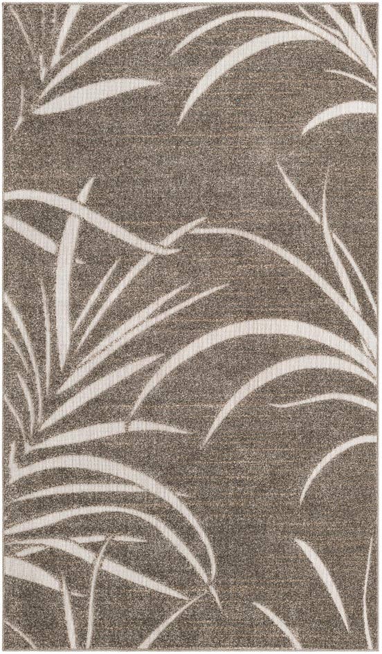 Detail image of 5' x 8' Easy-Clean Botanical Indoor / Outdoor Rug