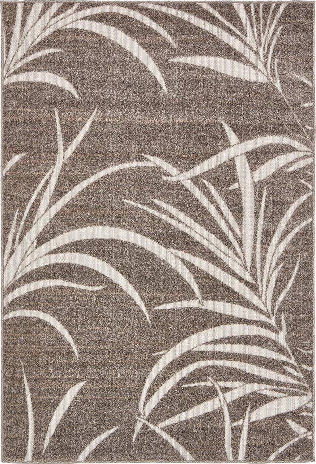 Detail image of 4' x 6' Easy-Clean Botanical Indoor / Outdoor Rug