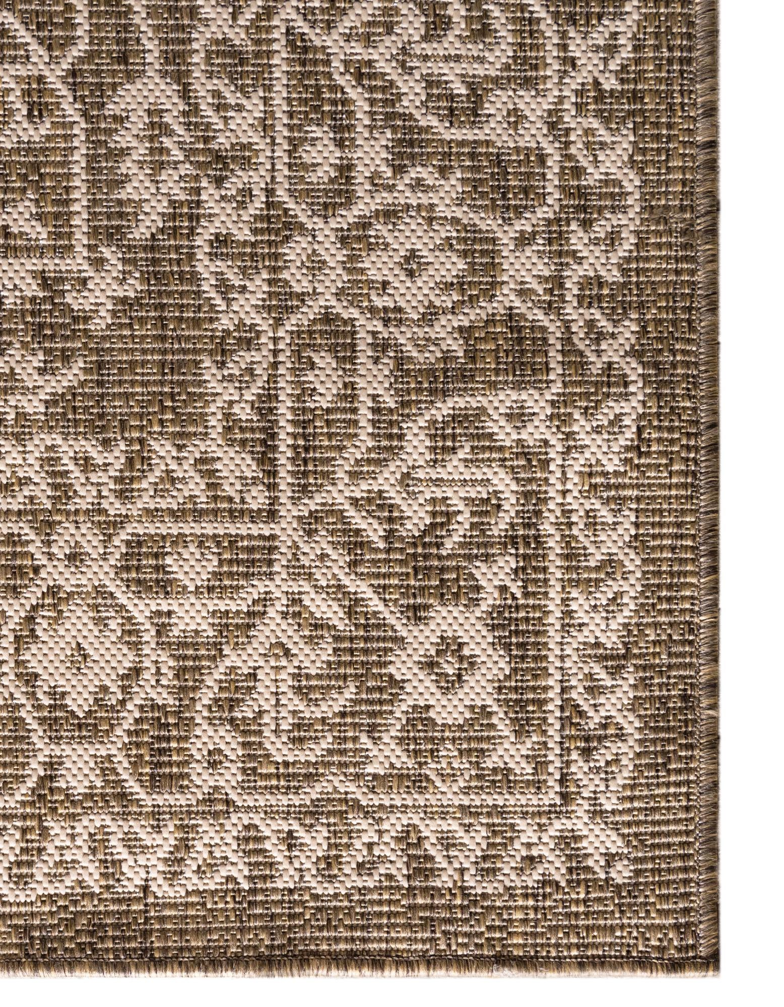 6' x 9' Easy-Clean Botanical Indoor / Outdoor Rug