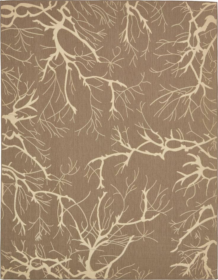 Detail image of 9' x 12' 2 Easy-Clean Botanical Indoor / Outdoor Rug