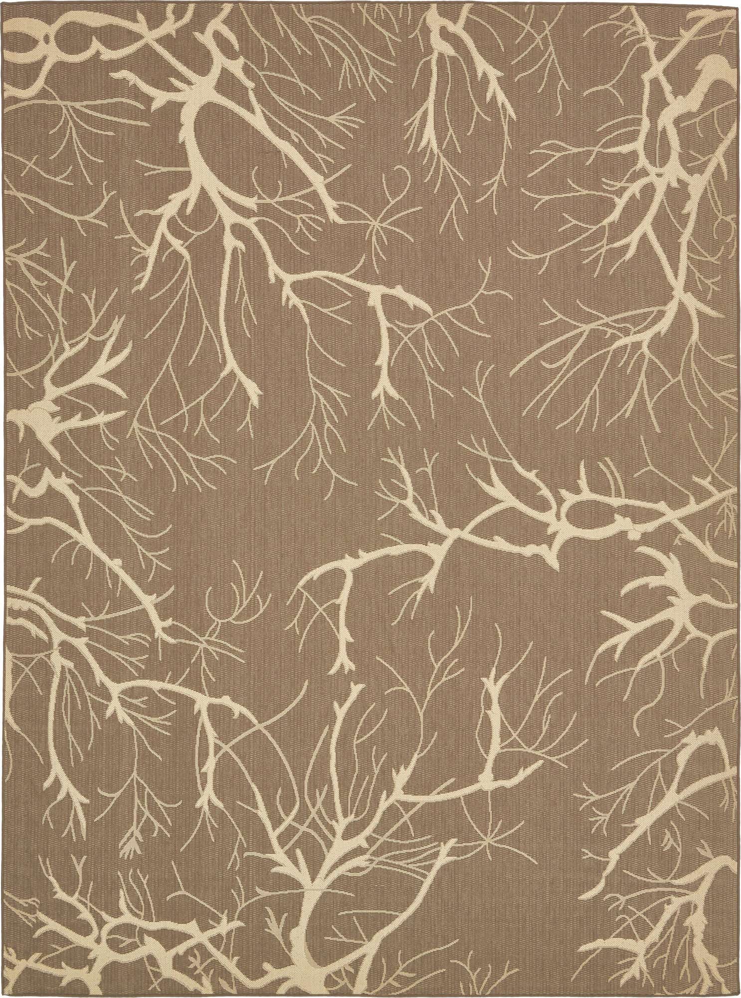 9' x 12' 2 Easy-Clean Botanical Indoor / Outdoor Rug