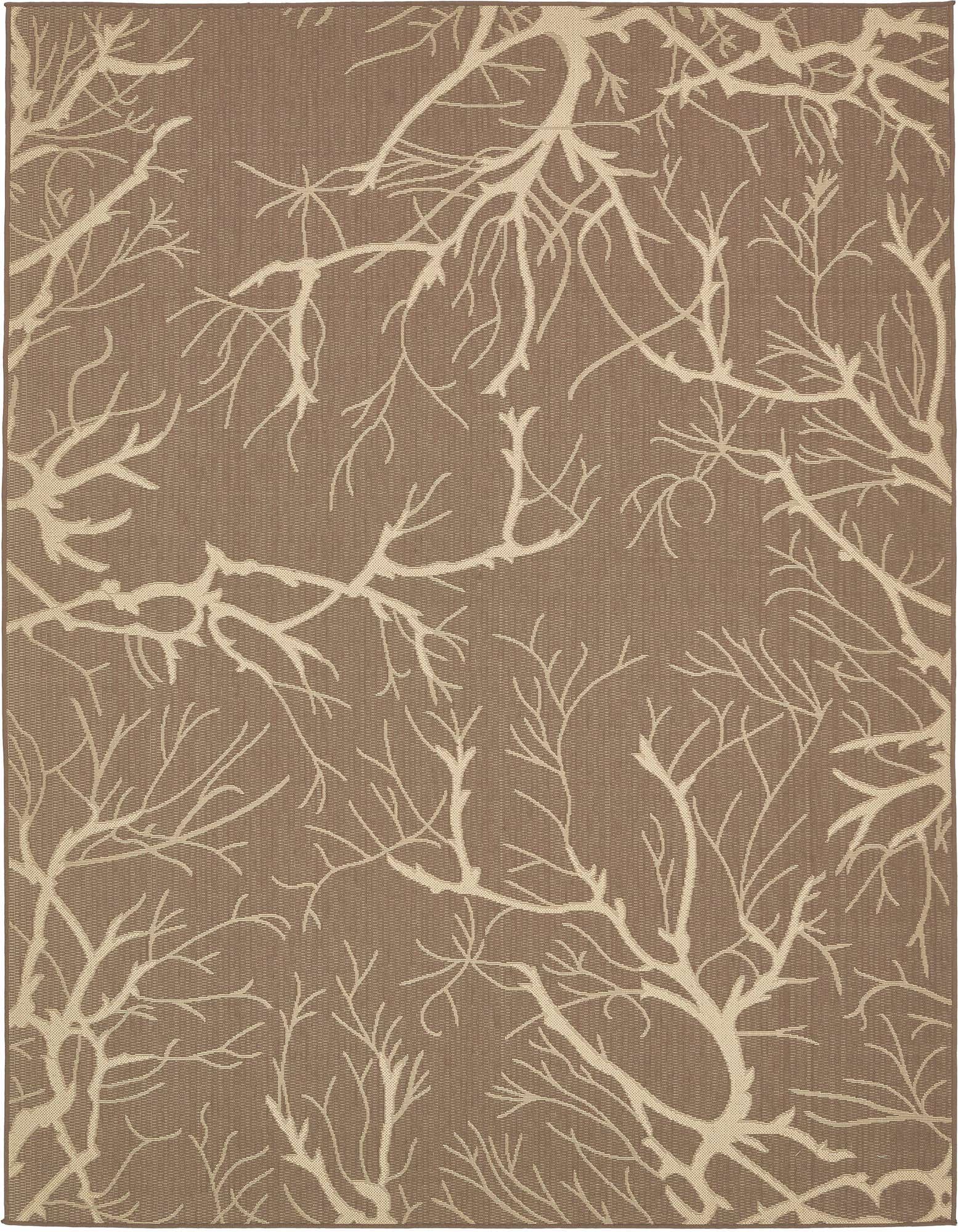 7' x 10' Easy-Clean Botanical Indoor / Outdoor Rug