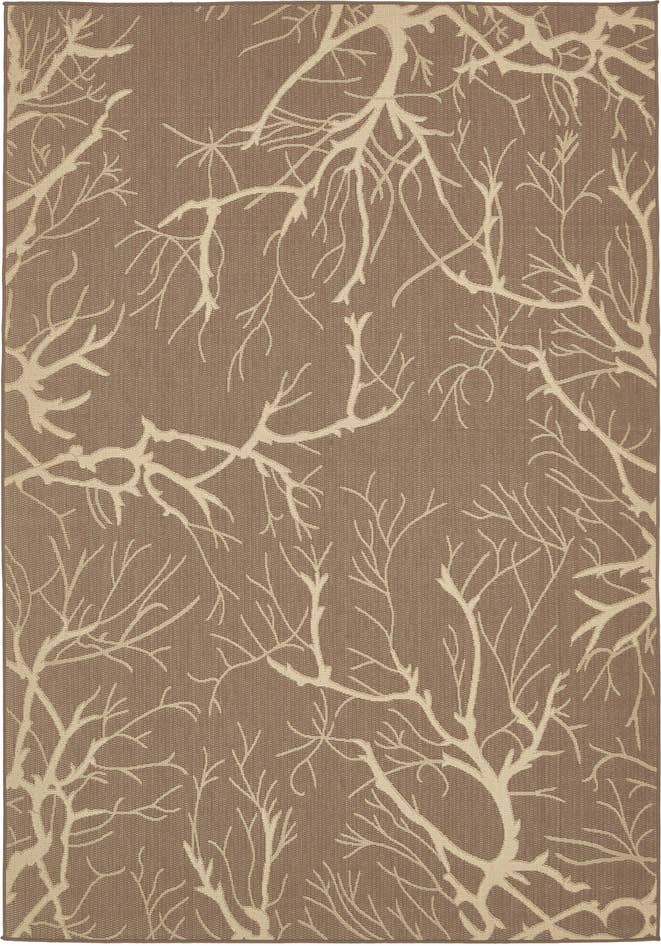 Detail image of 7' x 10' Easy-Clean Botanical Indoor / Outdoor Rug