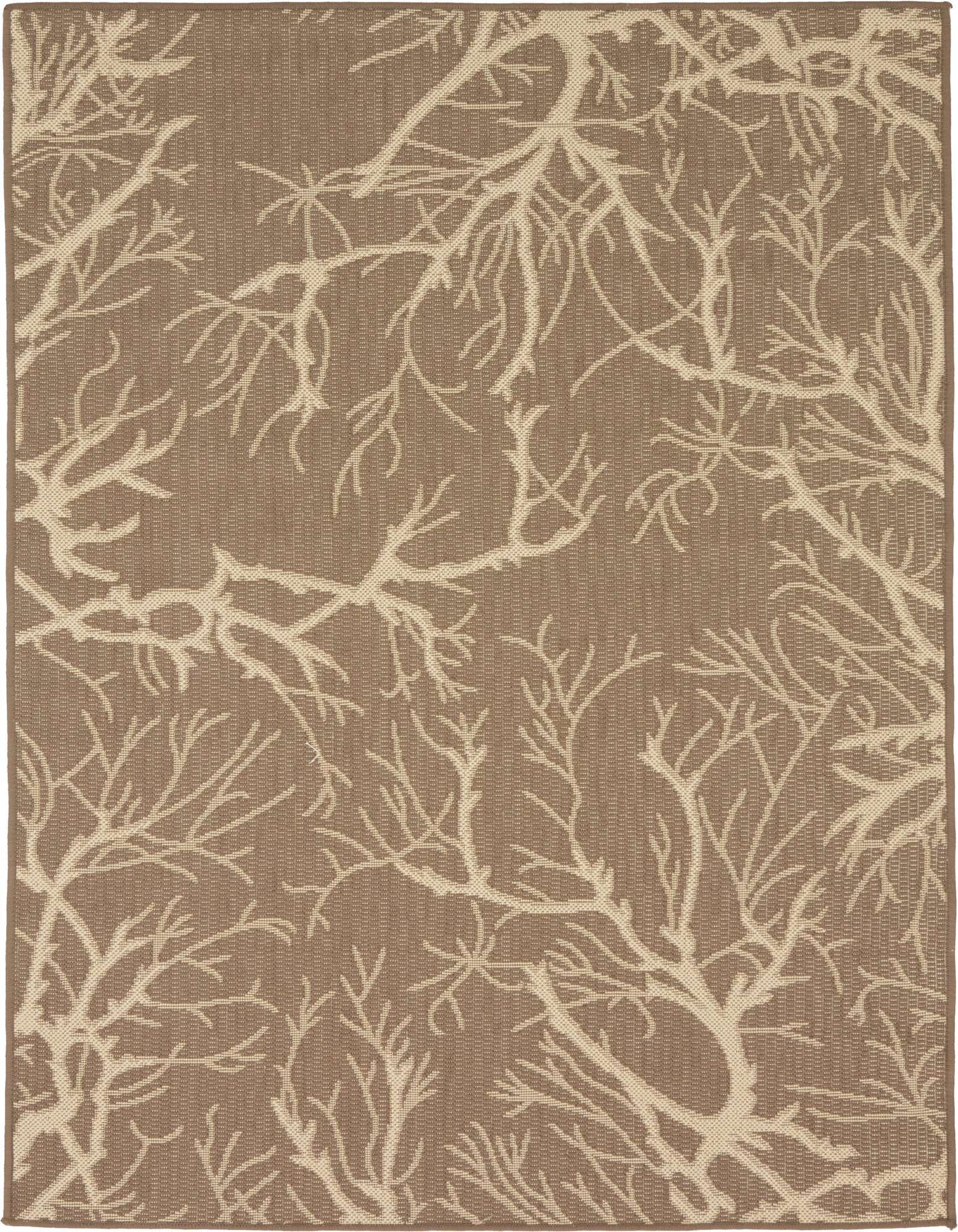 4' x 6' Easy-Clean Botanical Indoor / Outdoor Rug