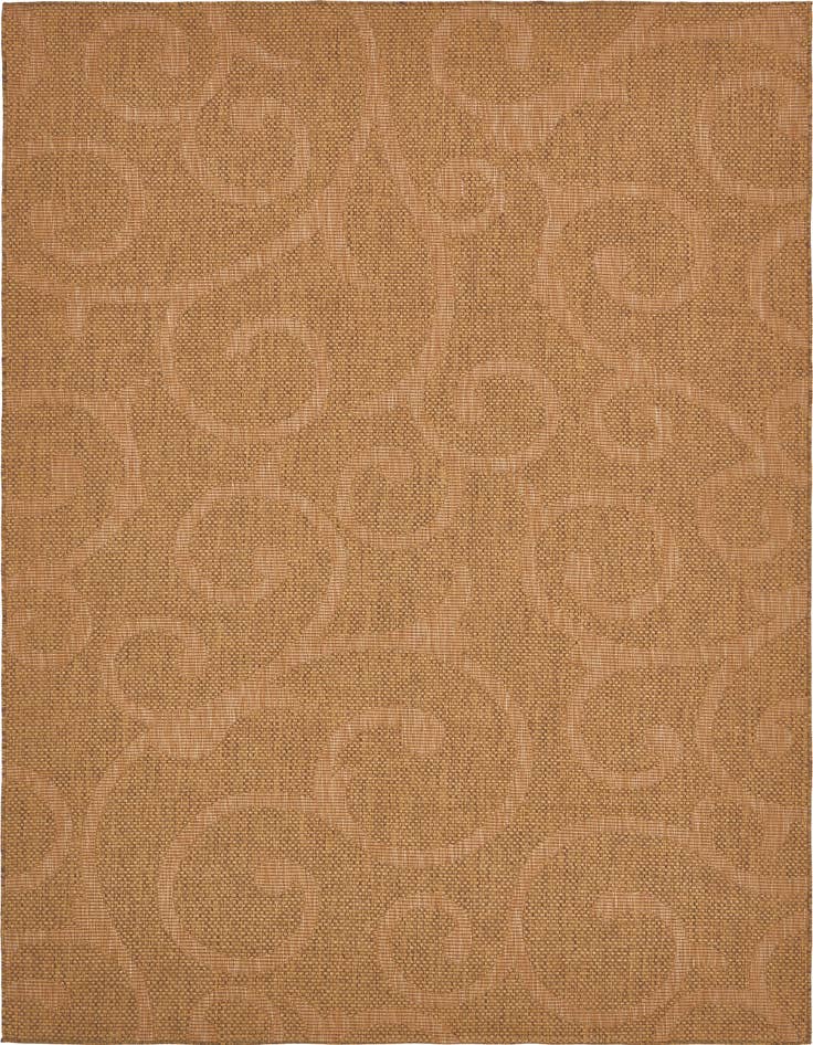 Detail image of 8' x 11' 4 Easy-Clean Botanical Indoor / Outdoor Rug
