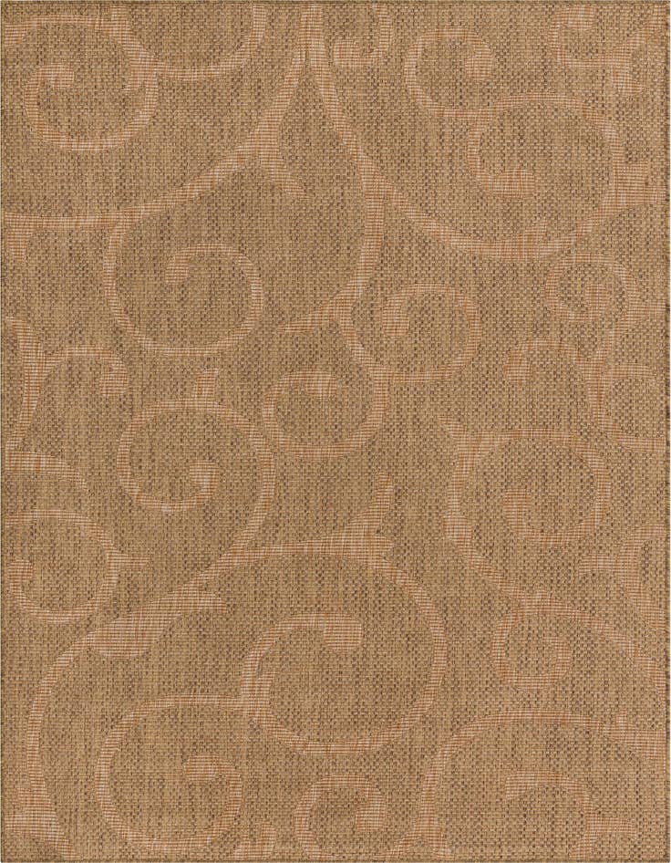 Detail image of 6' x 9' Easy-Clean Botanical Indoor / Outdoor Rug