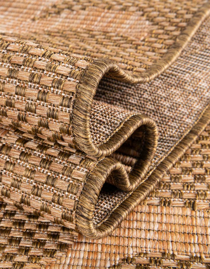 Detail image of 9' x 12' Easy-Clean Botanical Indoor / Outdoor Rug