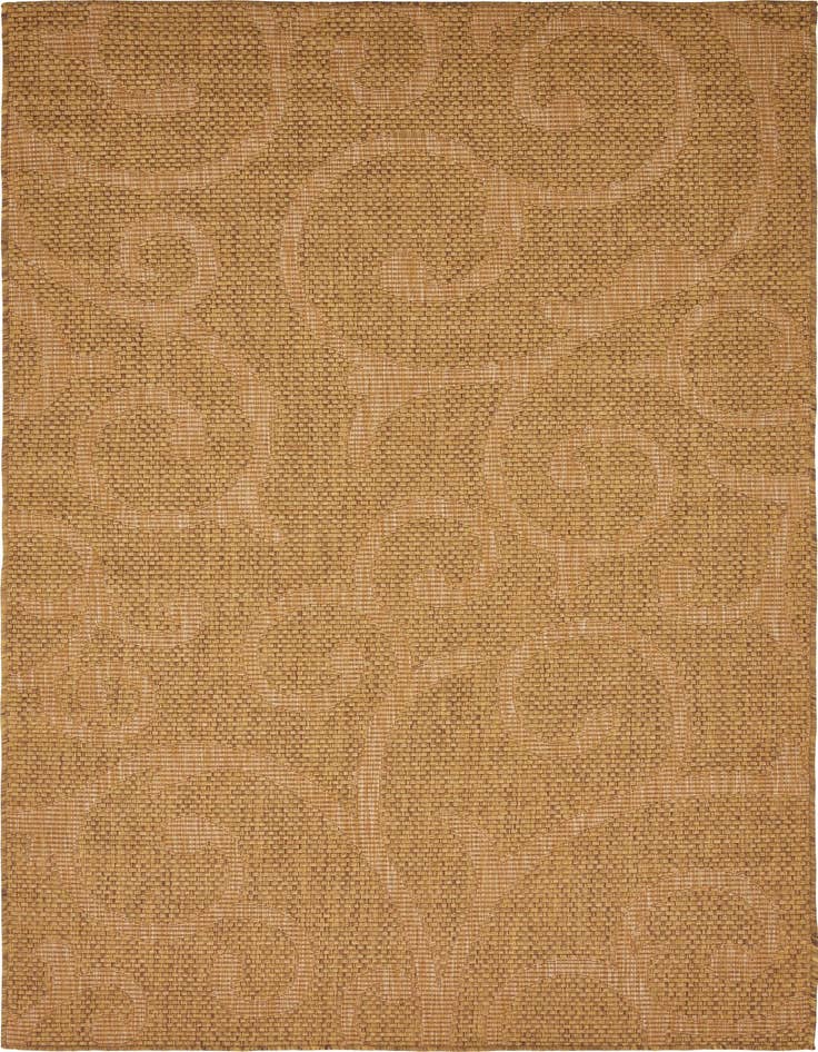 Detail image of 5' x 8' Easy-Clean Botanical Indoor / Outdoor Rug
