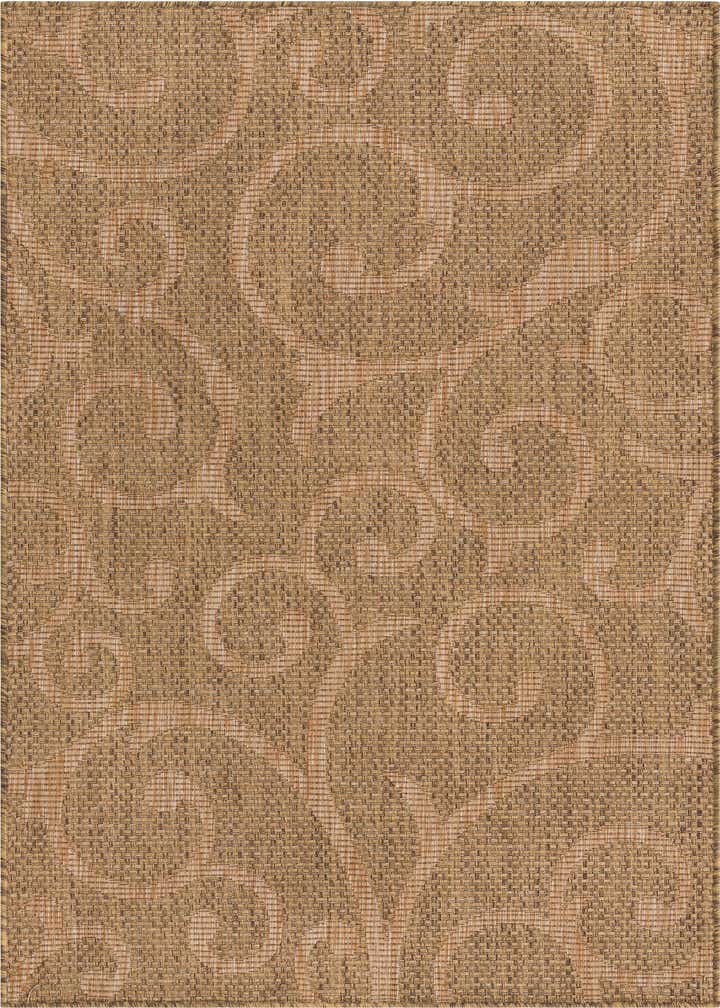 4' x 6' Easy-Clean Botanical Indoor / Outdoor Rug