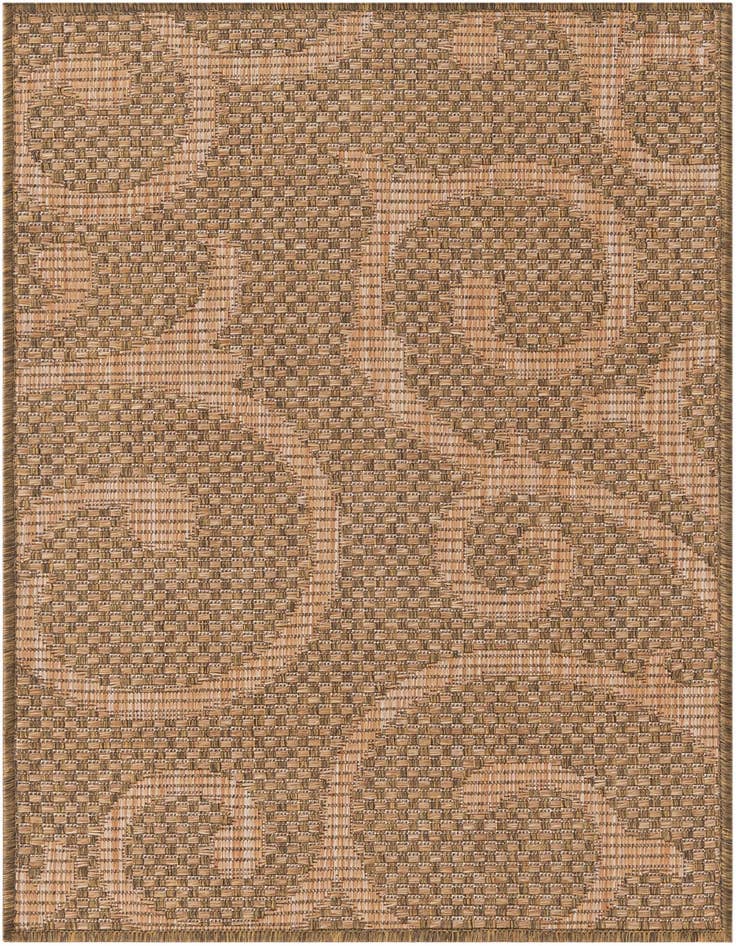 Detail image of 2' x 3' Easy-Clean Botanical Indoor / Outdoor Rug