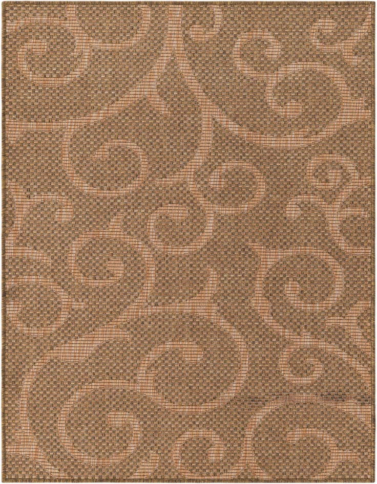Detail image of 3' 3 x 5' 3 Easy-Clean Botanical Indoor / Outdoor Rug