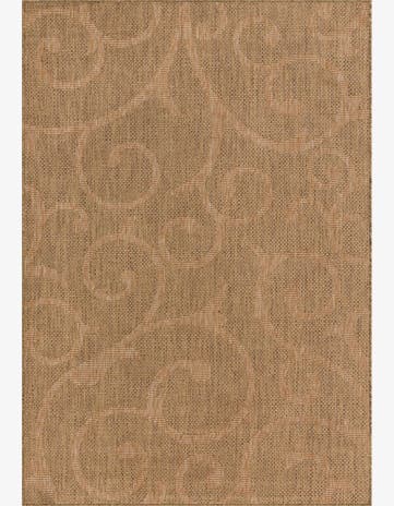 6' x 9' Easy-Clean Botanical Indoor / Outdoor Rug