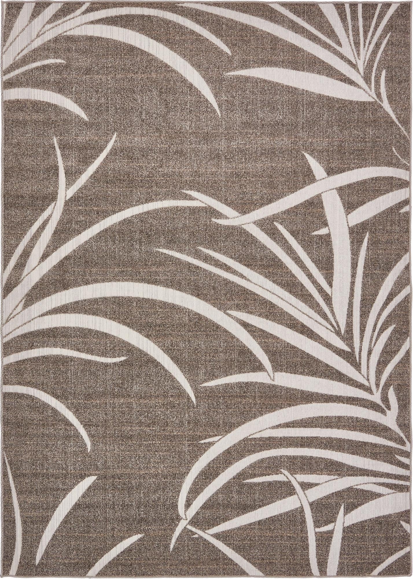 Primary image 7' x 10'  Washable Botanical Indoor / Outdoor Rug