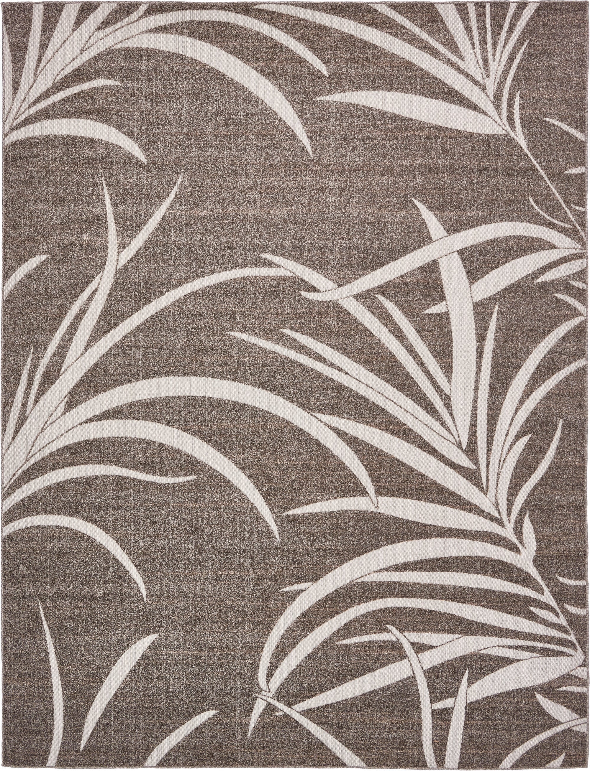 9' x 12' 2  Washable Botanical Indoor / Outdoor Rug