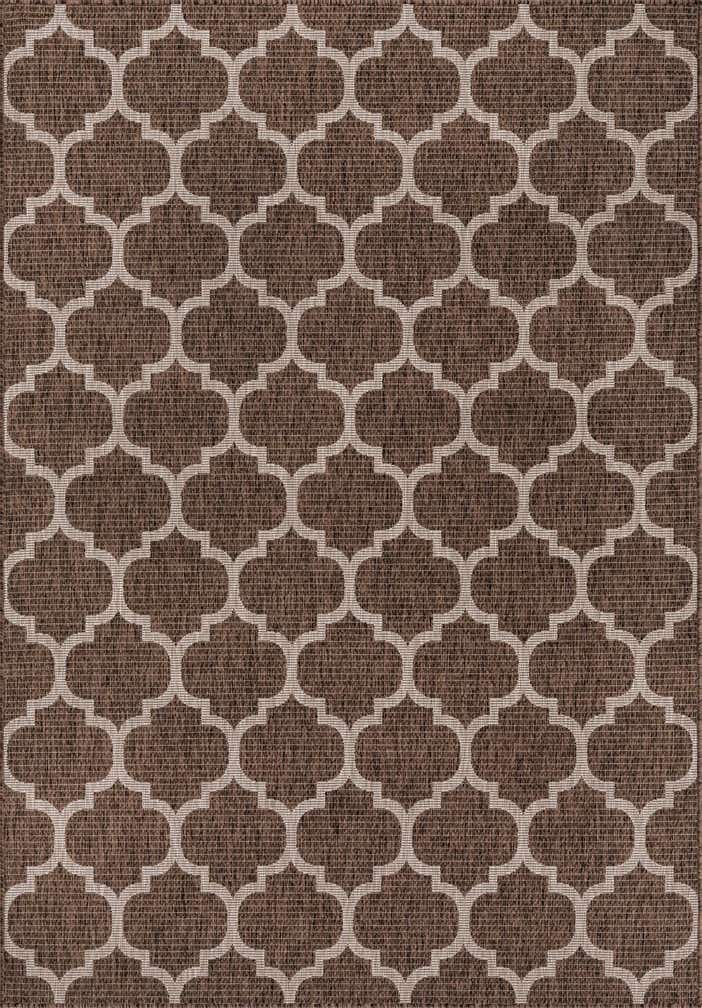 185cm x 275cm Leicht zu reinigen Lattice Innen- / Außenbereich Teppich