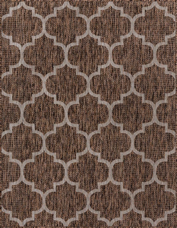 Detail image of 4' x 6' Easy-Clean Lattice Indoor / Outdoor Rug