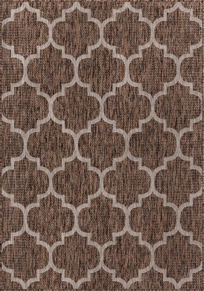 Detailansicht von 125cm x 185cm Leicht zu reinigen Lattice Innen- / Außenbereich Teppich