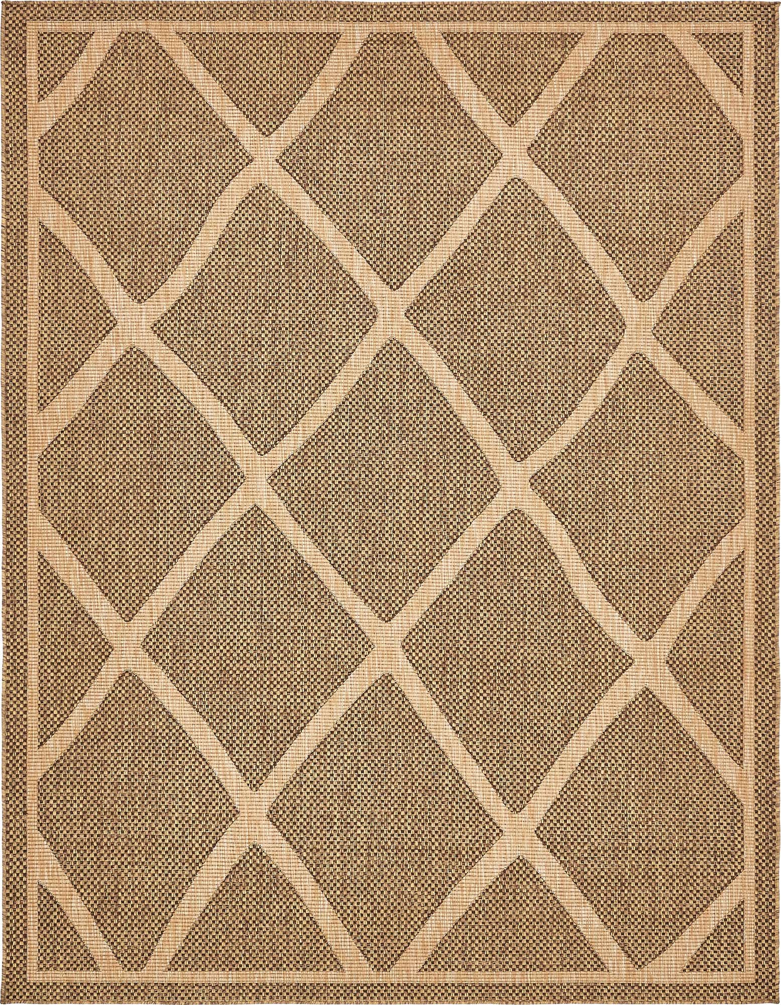 7' x 10' Easy-Clean Lattice Indoor / Outdoor Rug