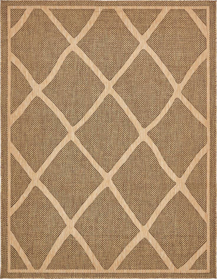Detail image of 7' x 10' Easy-Clean Lattice Indoor / Outdoor Rug
