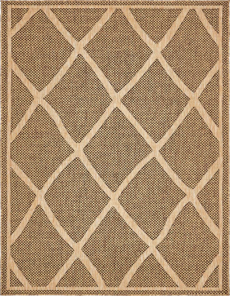 Detail image of 5' x 8' Easy-Clean Lattice Indoor / Outdoor Rug