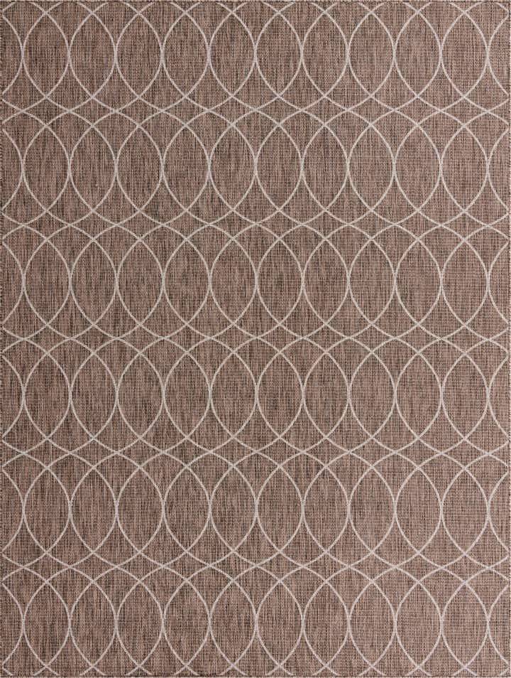 275cm x 365cm Easy-Clean Lattice Indoor / Outdoor Rug