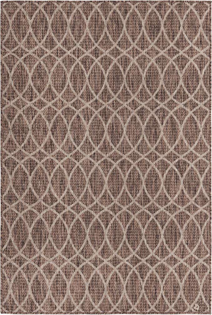 125cm x 185cm Leicht zu reinigen Lattice Innen- / Außenbereich Teppich