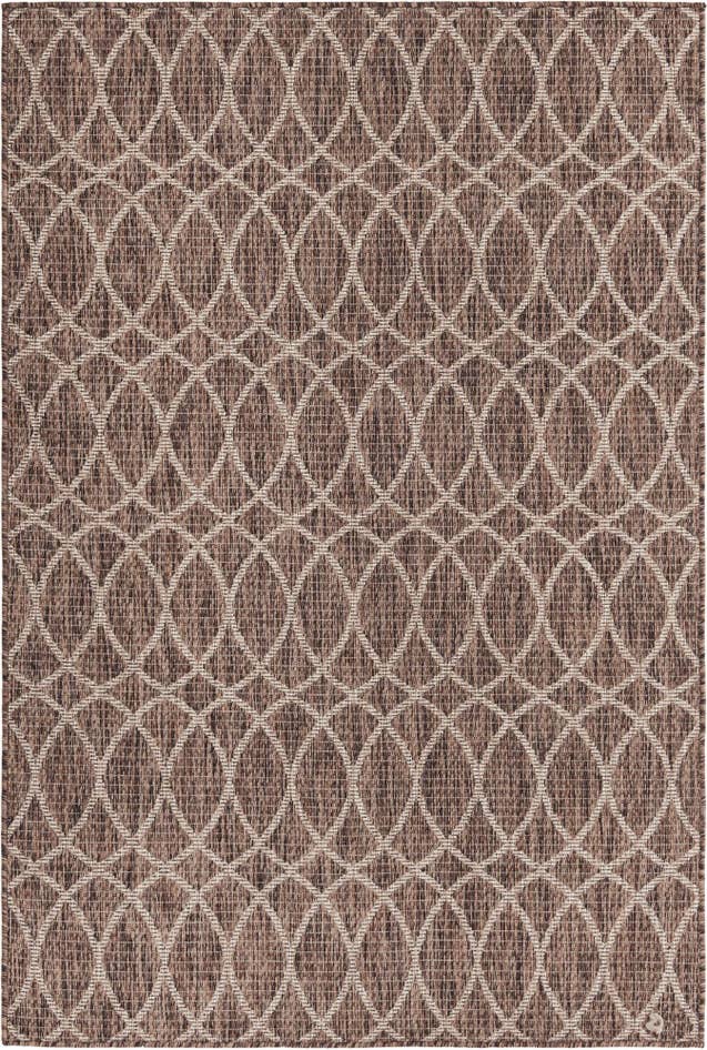 Detailansicht von 125cm x 185cm Leicht zu reinigen Lattice Innen- / Außenbereich Teppich