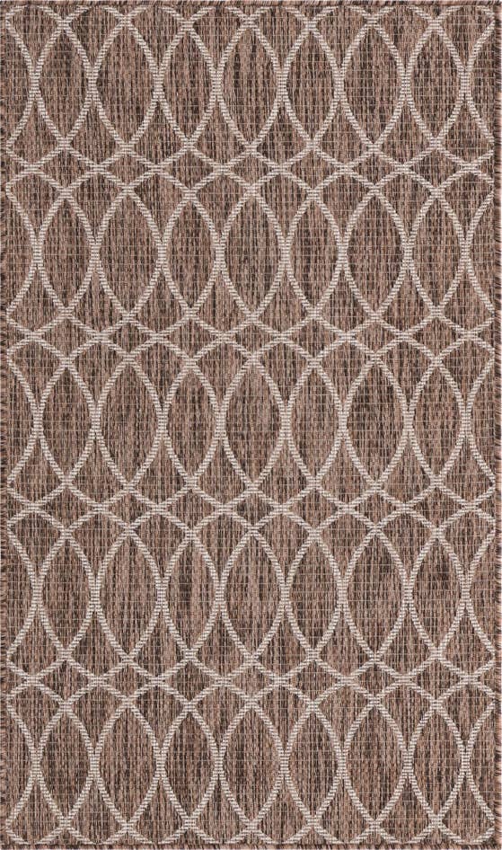 Detail image of 95cm x 160cm Easy-Clean Lattice Indoor / Outdoor Rug