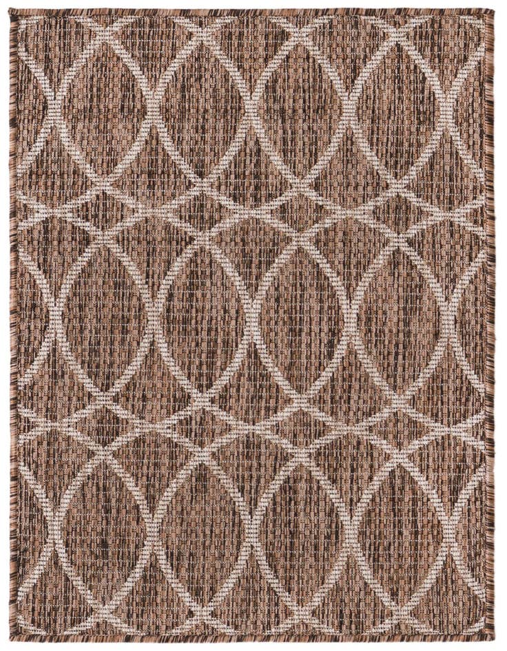 Detail image of 2' x 3' Easy-Clean Lattice Indoor / Outdoor Rug