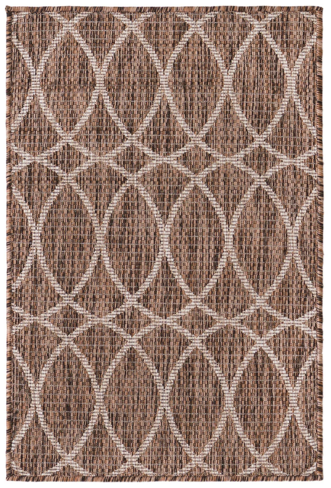 2' x 3' Easy-Clean Lattice Indoor / Outdoor Rug