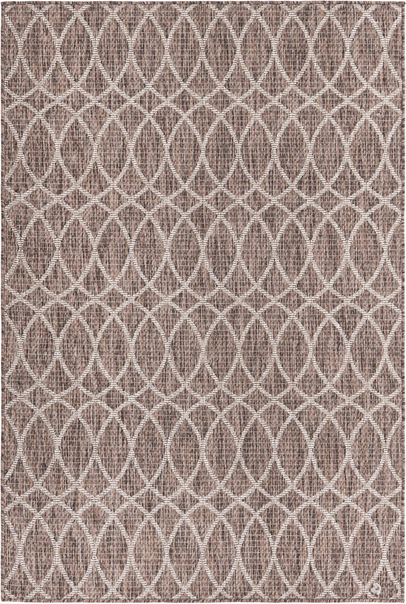 4' x 6' Washable Lattice Indoor / Outdoor Rug